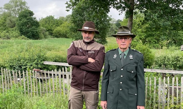 Waldo Dekeyser met zijn vader Luc